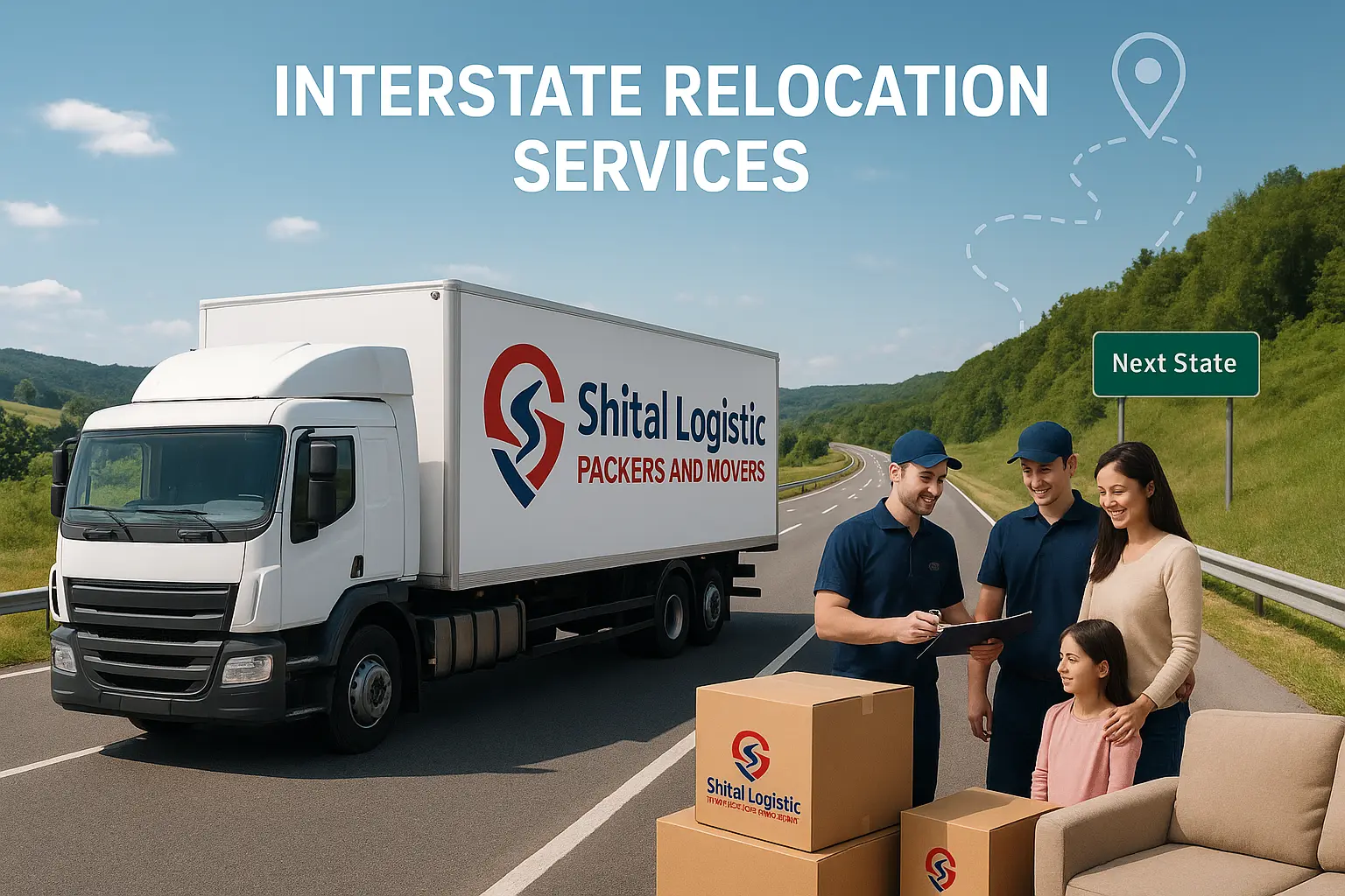 Interstate packers and movers services Best interstate relocation company Affordable interstate moving services Long-distance household shifting Trusted interstate transport service Professional state-to-state movers Safe interstate furniture relocation Office shifting across states Door-to-door interstate moving service Experienced interstate relocation experts